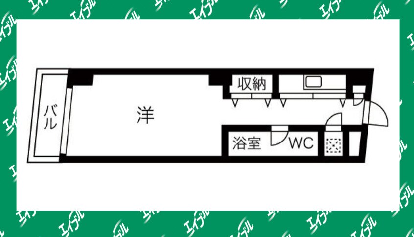 間取図 名古屋市営地下鉄東山線/亀島駅 徒歩6分 3階 築19年