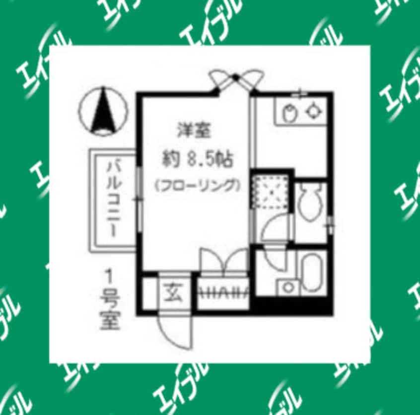 間取図 ヒルズ内山