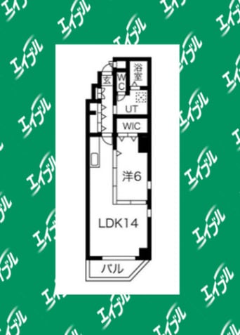 間取図 スリーアイランドタワー葵