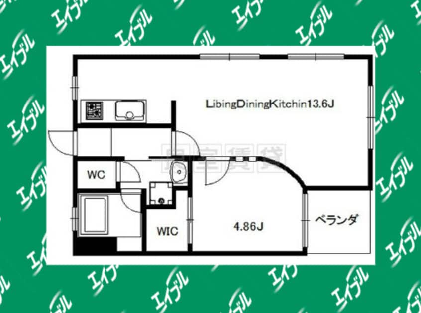 間取図 セントラル川名