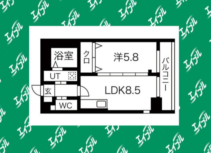 間取図 名古屋市営地下鉄東山線/高畑駅 徒歩3分 10階 築7年
