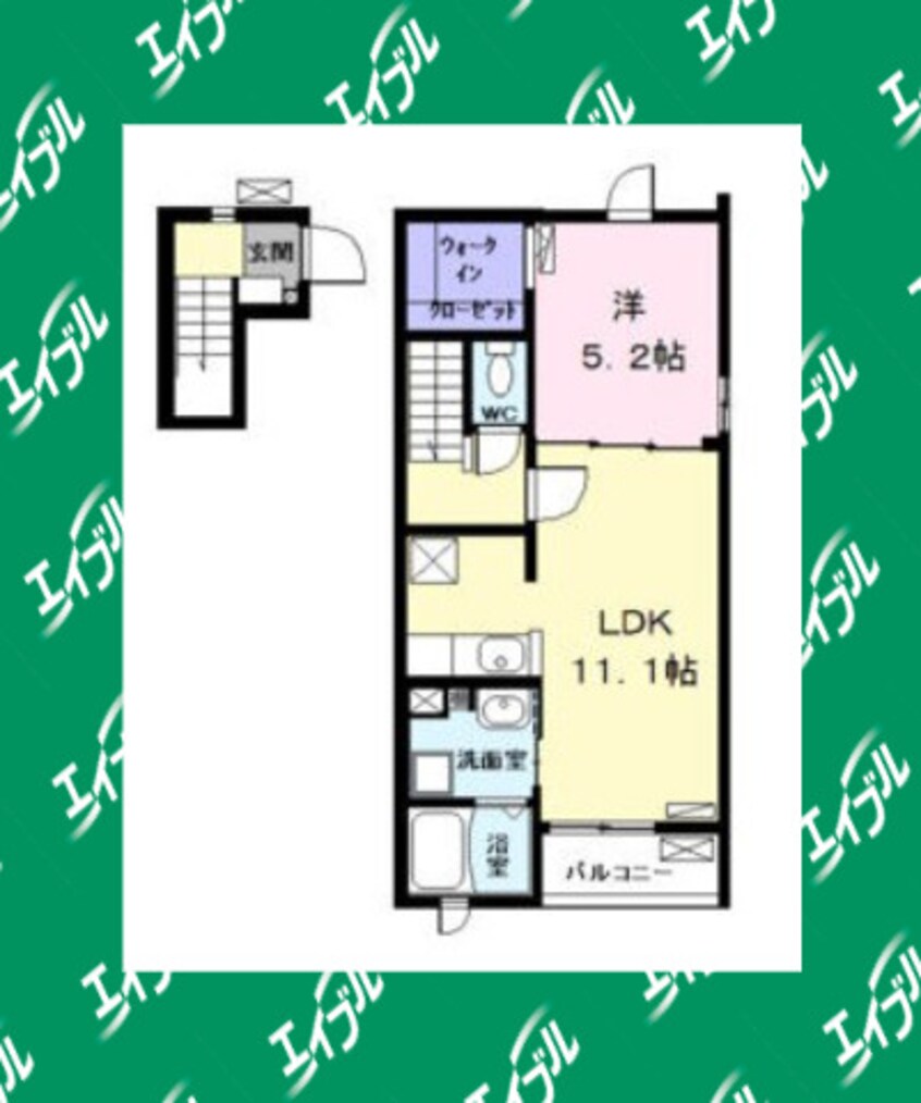 間取図 関西本線（東海）/春田駅 徒歩12分 2階 築5年