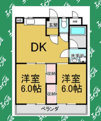 間取図 メゾンKARI