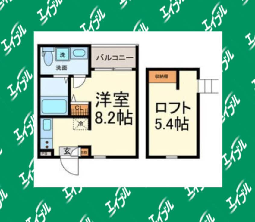 間取図 RoRoつゆはし