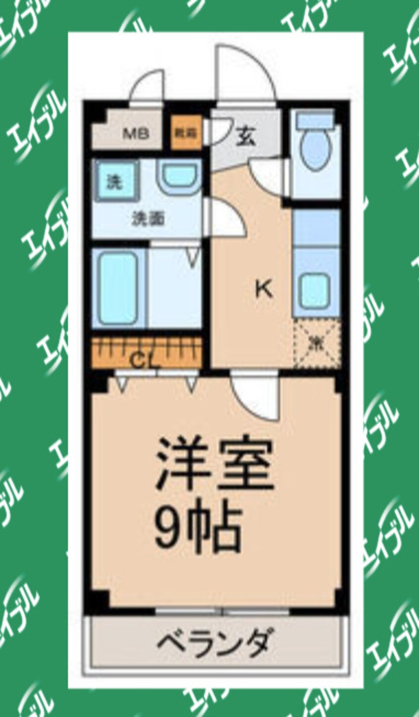 間取図 WOODY　CASTLE