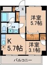 名古屋市営地下鉄東山線/今池駅 徒歩4分 9階 築36年 2Kの間取り