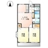 エスペラント１２ 2LDKの間取り