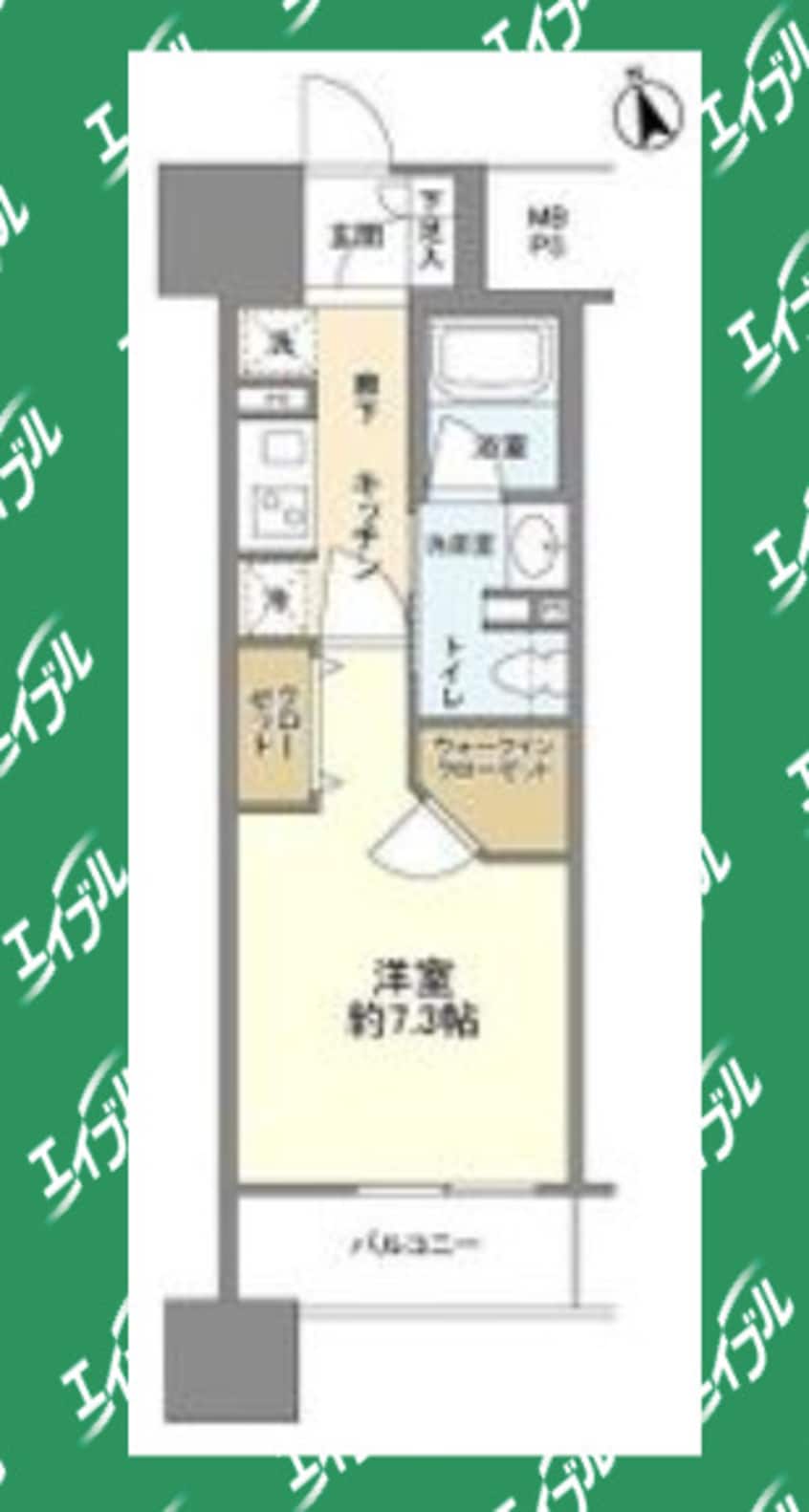 間取図 フレールコート東別院