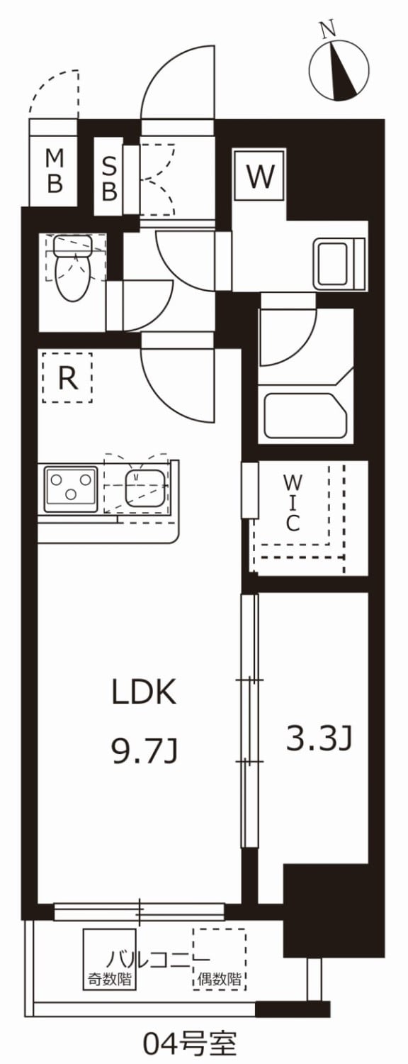 間取り図 ハーモニーレジデンス名古屋今池