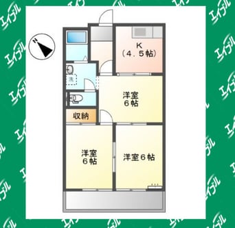 間取図 エクセルハイム