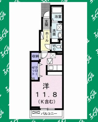 間取図 ボヌールＦ