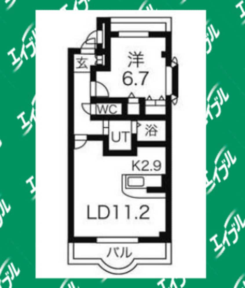 間取図 キャトル・セゾンⅡ