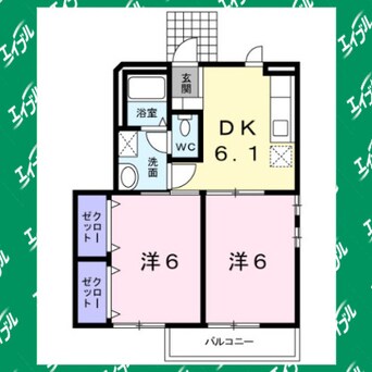 間取図 シャトーＫ