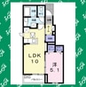 ルーラル朝倉　Ｂ 1LDKの間取り
