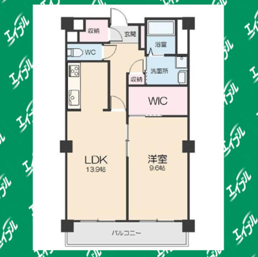 間取図 グランヴェル西山2号館