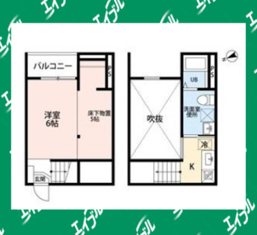 間取図 トータス鶴里