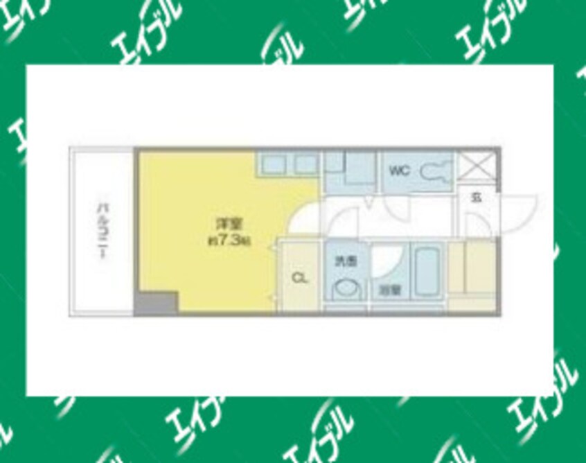 間取図 ベレーサ築地口ステーションタワー