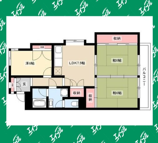 間取り図 牧の原パークマンション