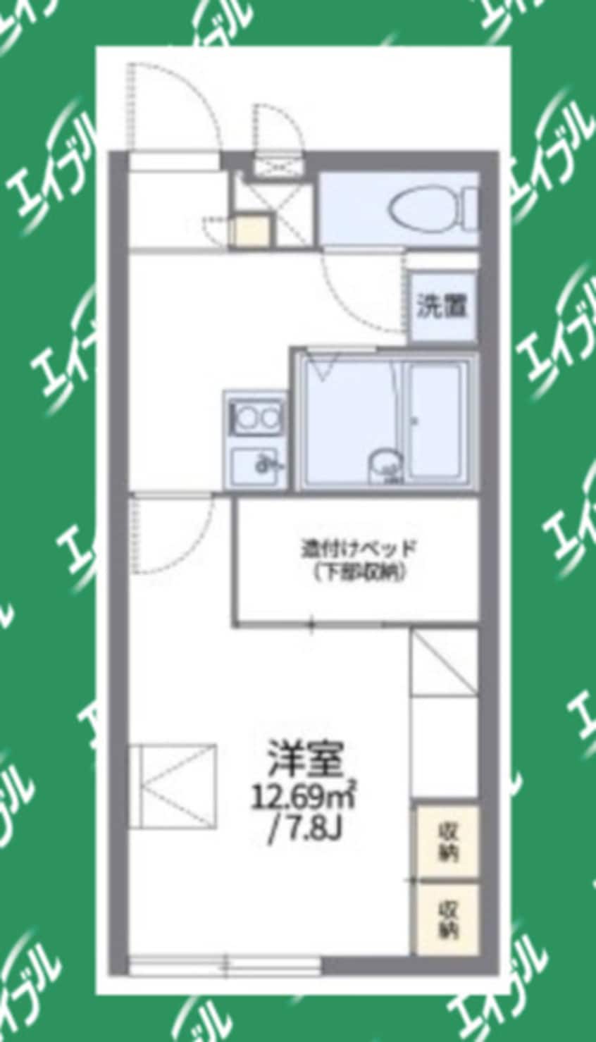 間取図 レオパレスＭ　Ｔ　Ｋ