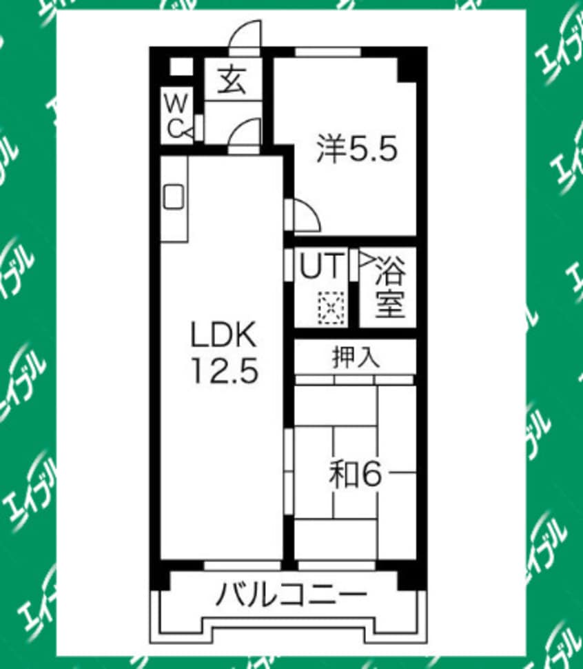 間取図 アビタマルフクII