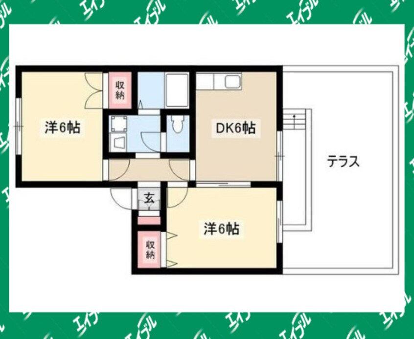 間取図 アルタ　ビスタ　B棟