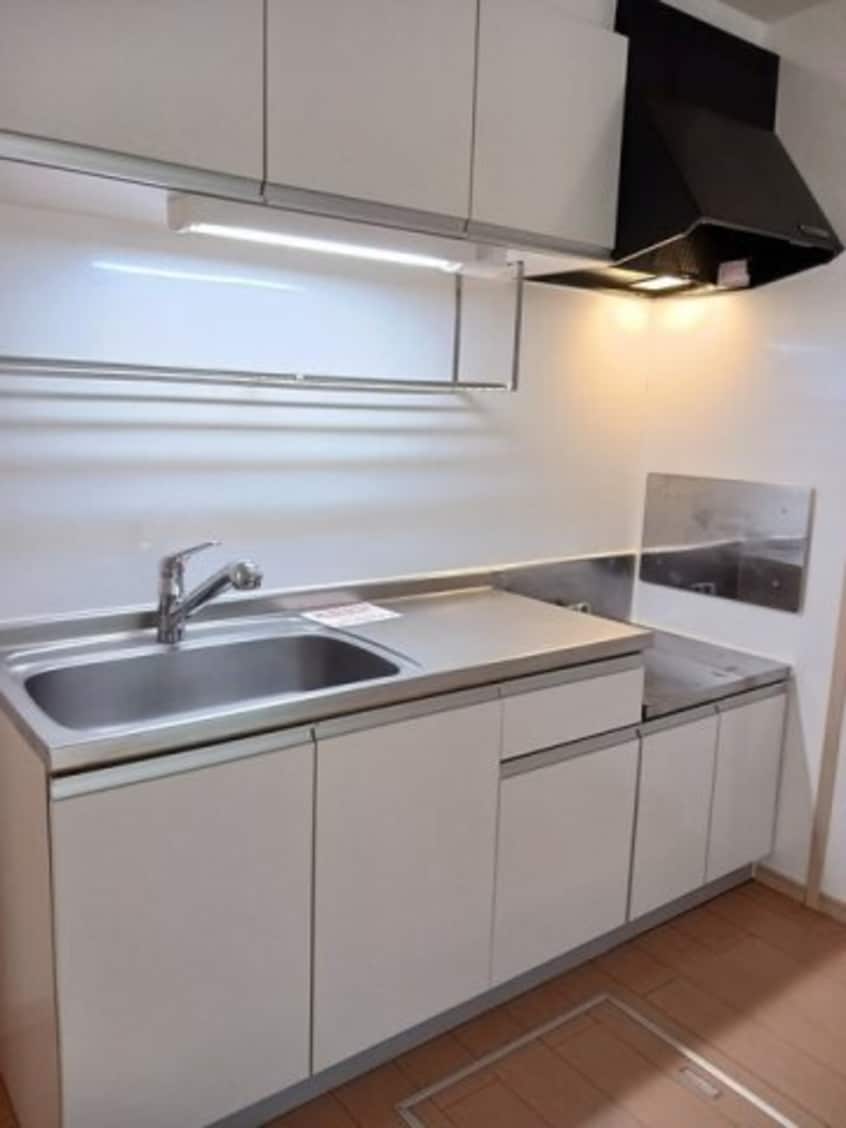 キッチンです ブルー　コスモ