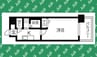 リアライズ記念橋 1Kの間取り