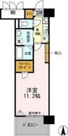 グランドソレイユ名駅 1Kの間取り