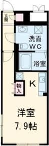 名古屋市営地下鉄桜通線/吹上駅 徒歩5分 2階 築8年 1Kの間取り