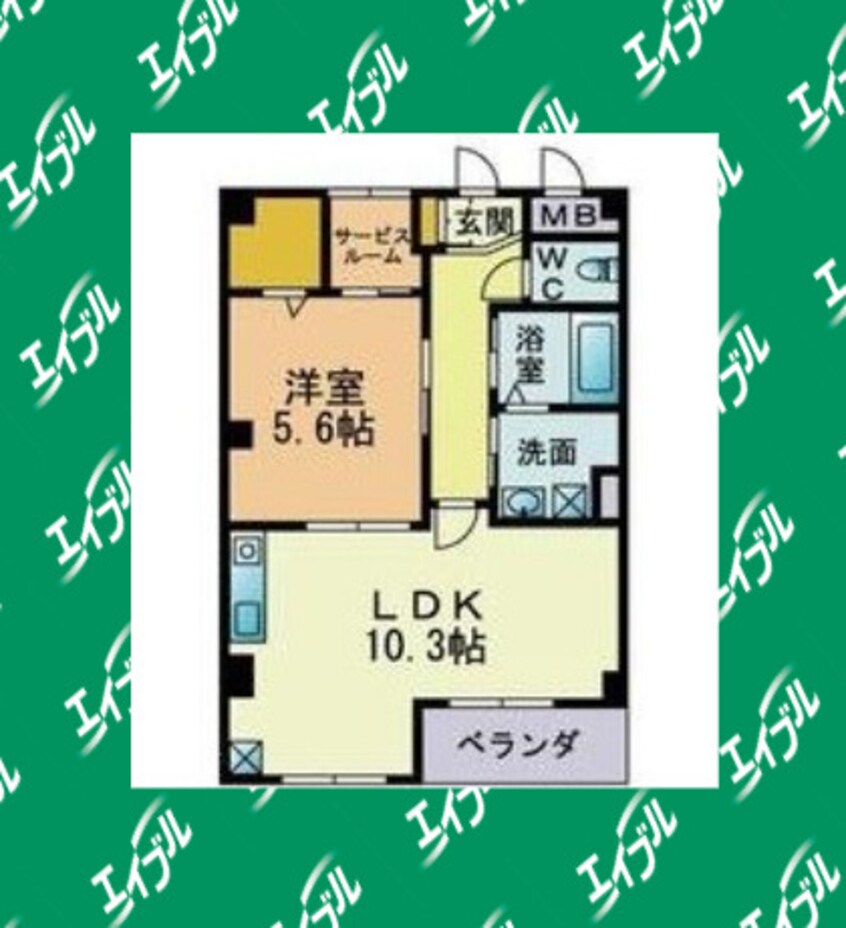 間取図 サンテラス