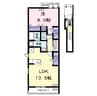 近鉄名古屋線/伏屋駅 徒歩9分 2階 築10年 1LDKの間取り