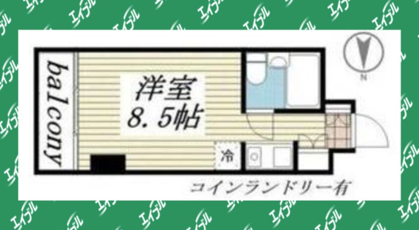 間取図 名古屋市営地下鉄東山線/伏見駅 徒歩8分 3階 築37年