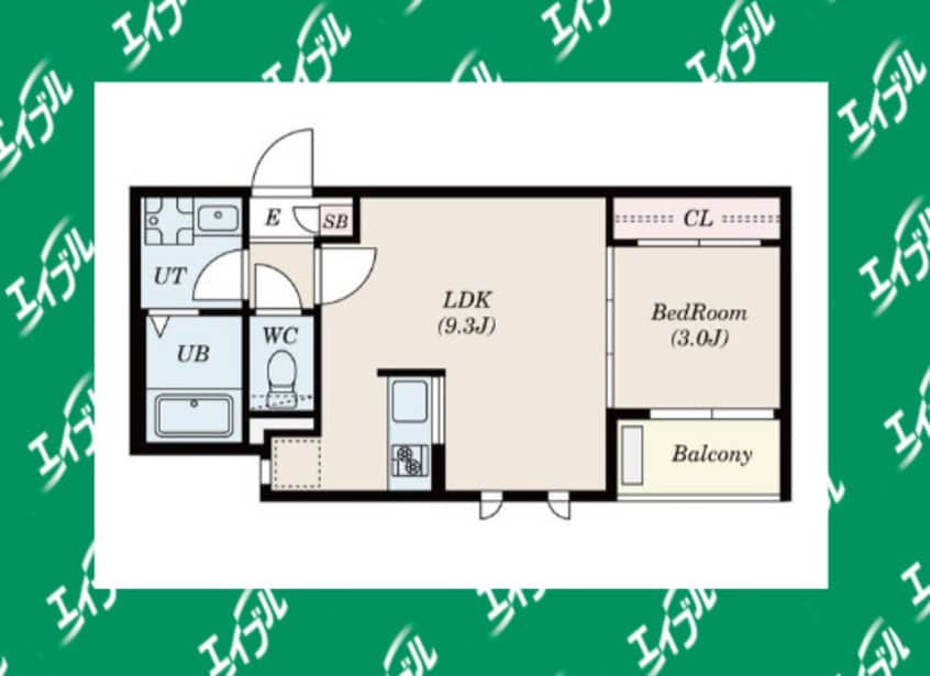 間取図 名古屋市営地下鉄鶴舞線/御器所駅 徒歩11分 1階 築2年