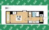 コンセール新栄 1Kの間取り