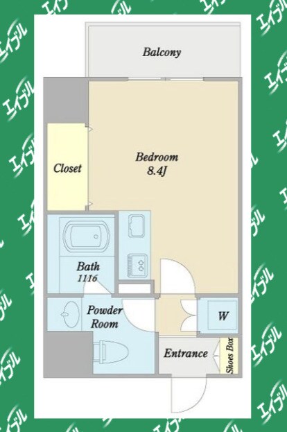 間取り図 名古屋市営地下鉄名城線/金山駅 徒歩5分 12階 築7年