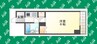 ライオンズマンション橦木 1Kの間取り