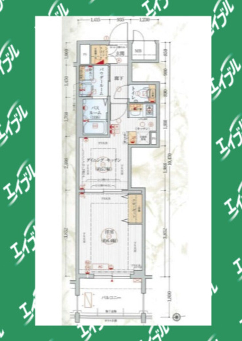 間取図 エステムプラザ名古屋駅前プライムタワー