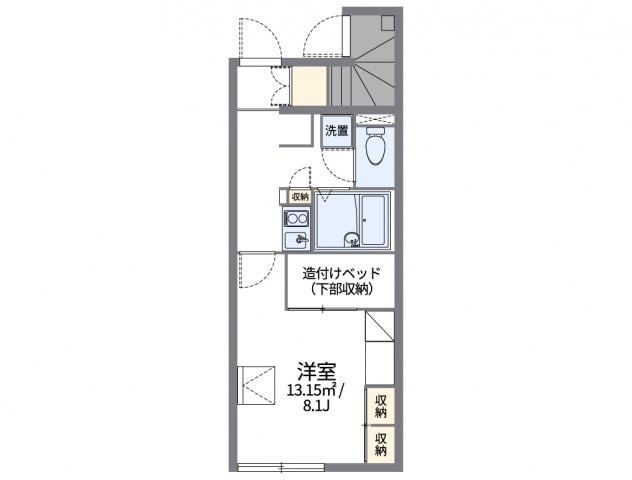 間取り図 レオパレス野立