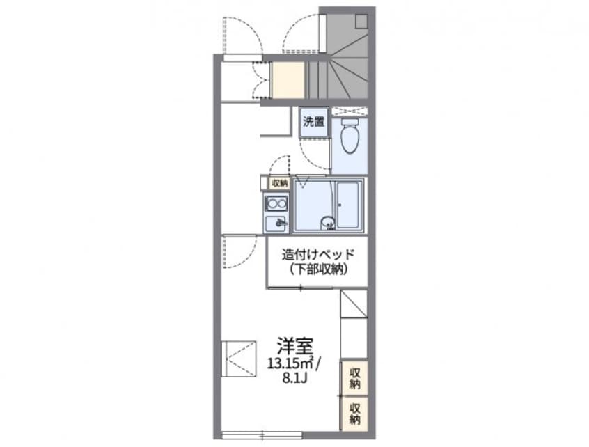 間取図 レオパレス野立