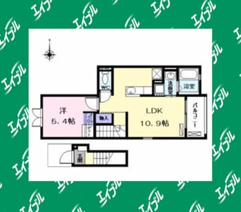 間取図 エコール大畑