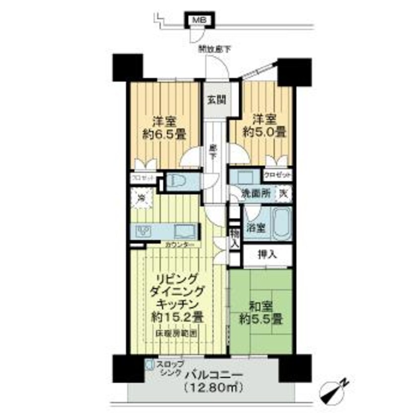 間取図 プライムメイツ東別院