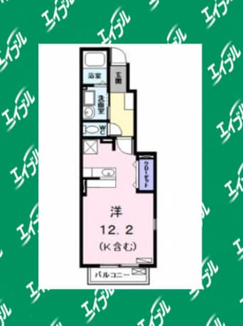 間取図 ペルペチュエル　M