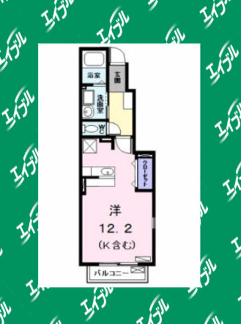 間取図 ペルペチュエル　M