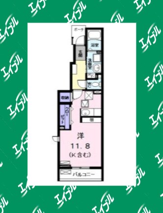 間取り図 Ｌｉｓ　ｂｌａｎｃ（リ・ブラン