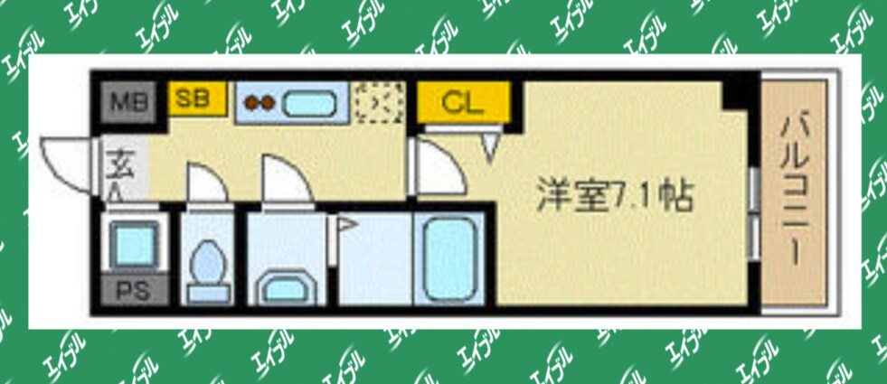 間取り図 プレサンス栄フレイヤ