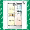 セレーノ・エッセン 2DKの間取り
