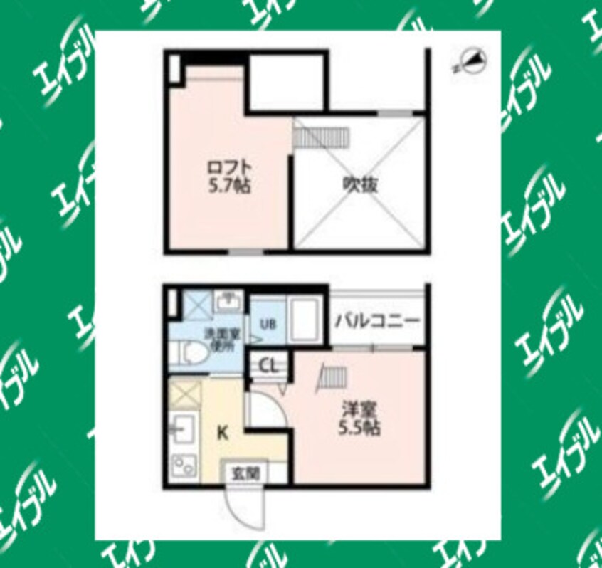 間取図 リヴェール鶴里