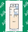 エクセルフジエ 1Kの間取り
