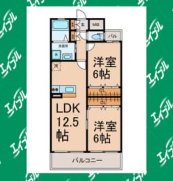 間取図 FRESCO　SECOND(南棟)