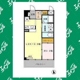 間取り図 カーサコモダ新舞子　B